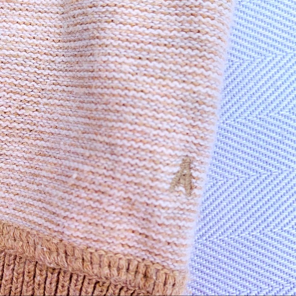 American Eagle | Tan Stripe Crewneck Pullover GUC - Picture 2 of 7